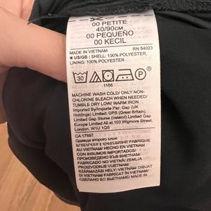 Banana republic petite 00 black wrap dress